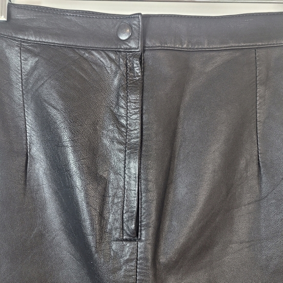Leather pencil skirt Vintage Paris Sport - Picture 6 of 14
